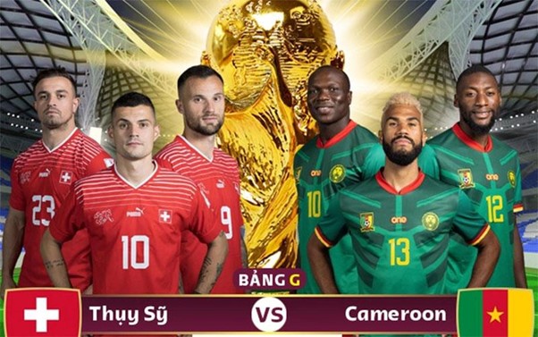 Soi kèo Thụy Sĩ vs Cameroon trong trận cầu sôi động 2024